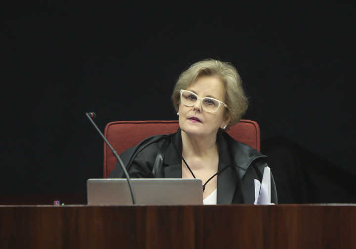 Ministra Rosa Weber durante sessão do STF