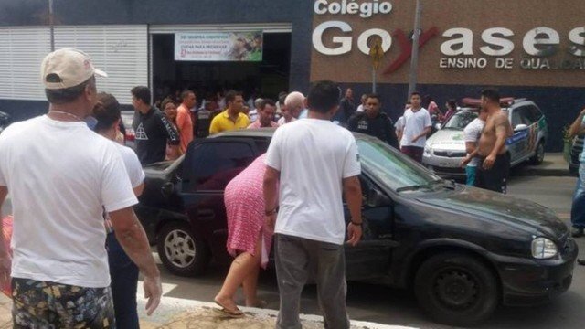 O suspeito pelos disparos é um adolescente, estudante do 8º ano da escola