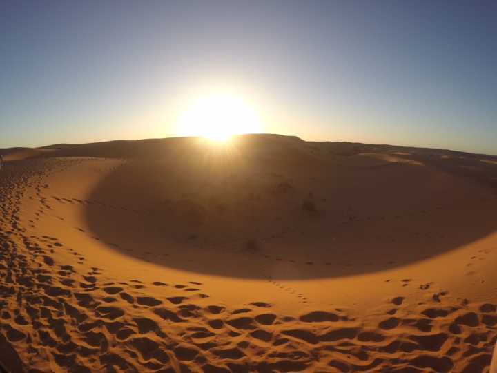 Vista do desero do Saara