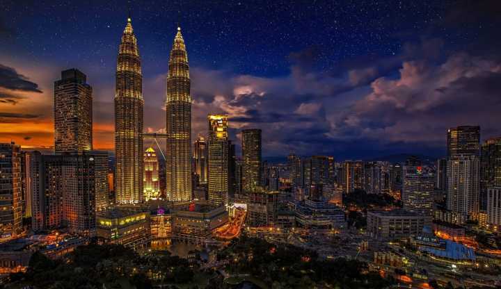 Kuala Lumpur, na Malásia, é uma das 10 cidades mais visitadas do mundo
