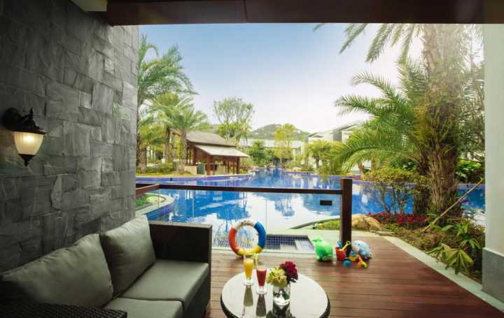Seaview Resort Xiamen tem quartos com muita luz natural