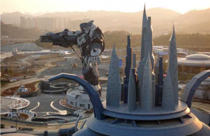 “Oriental Science Fiction Valley” é um parque temático que está sendo construído perto de Guiyang, província de Guizhou, na China