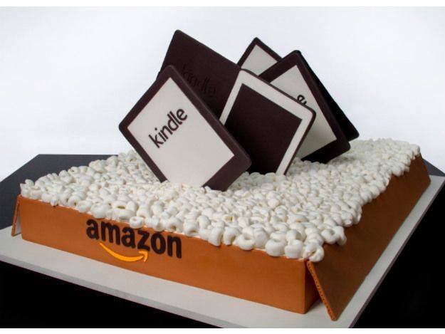 Bolo em formato de kindle terá 100 quilos de muita gostosura