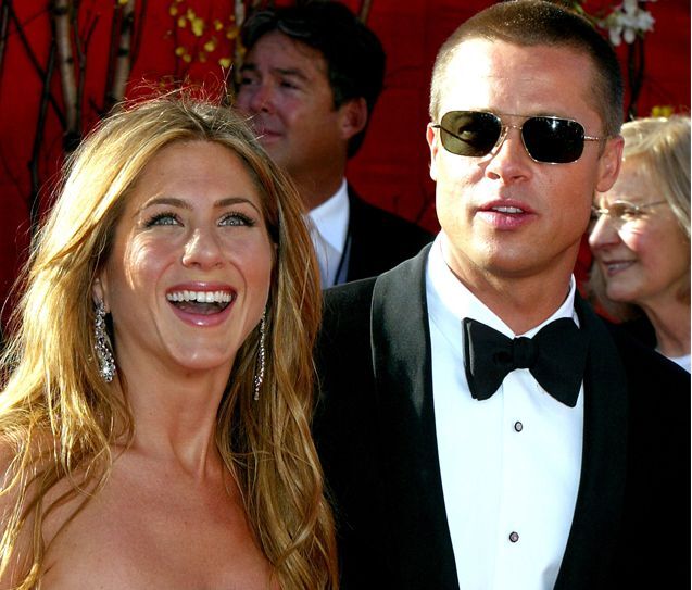 Jennifer Aniston e Brad Pitt