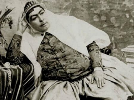 Fotos das esposas do xeique Nasser al-Din Shah, rei da Pérsia