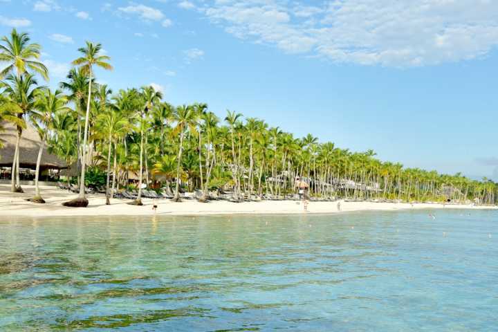 Uma das mais lindas praias do Caribe