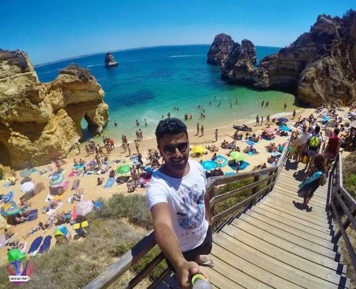 O Algarve tem praias disputadas no verão europeu