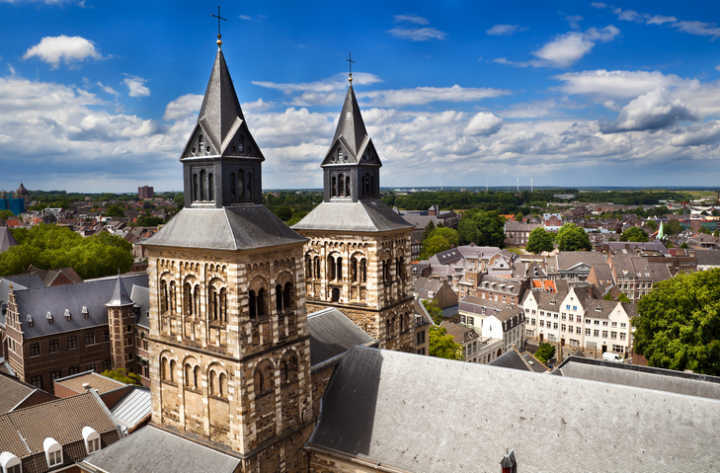 Vista da cidade de Maastricht