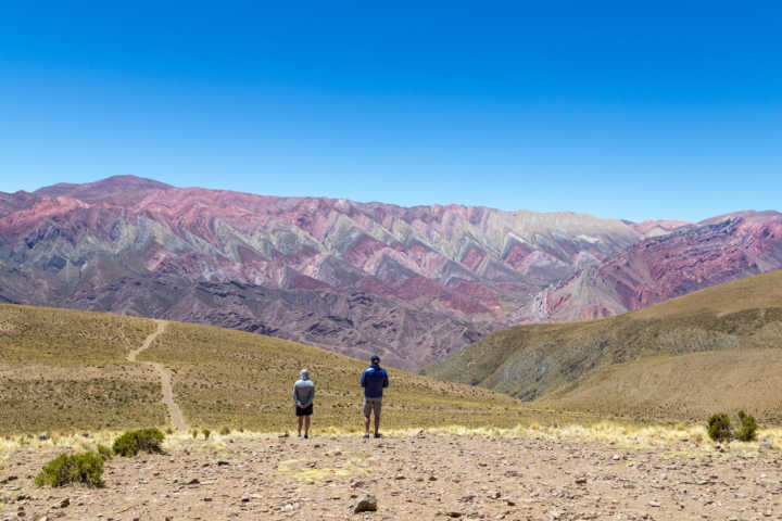 Cerro de los Siete Colores é um dos morros que cercam a Quebrada de Purmamarca, na província de Jujuy