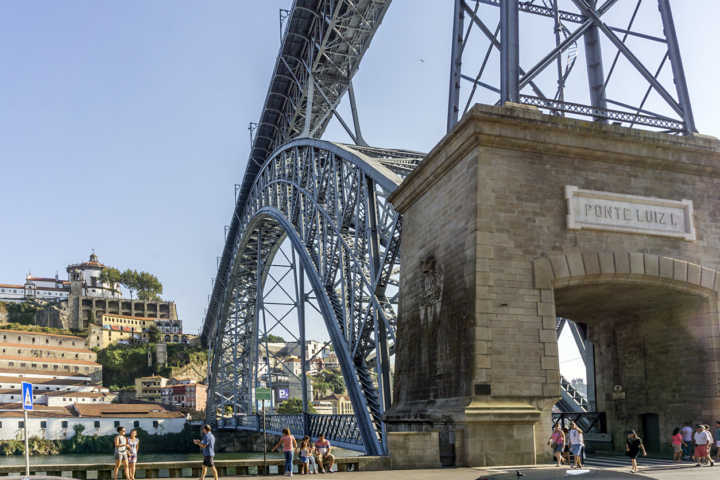 A ponte metálica Luiz 1º