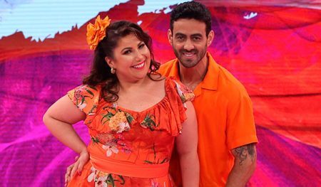 Mariana Xavier e Léo Santos no “Dança dos Famosos”