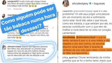 Treta em post de Kelly Key