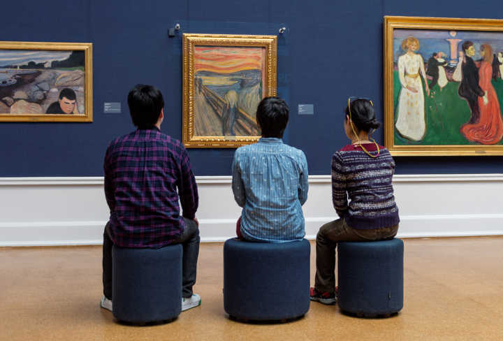 A famosa obra ‘O Grito’, do pintor Edvard Munch