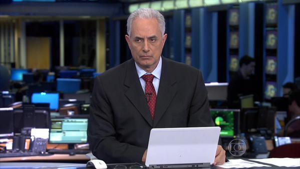 O apresentador William Waack, que não fez muito pelo combate ao racismo