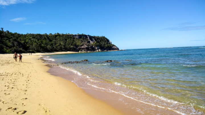 Vista da praia do Espelho, em Caraíva