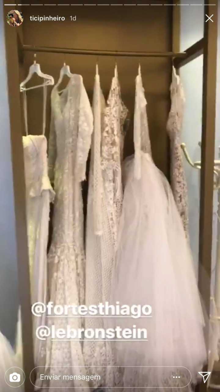 Detalhes do vestido de Ticiane Pinheiro