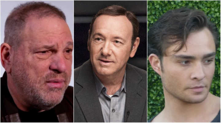 Harvey Weinstein, Kevin Spacey e Ed Westwick foram acusados de assédio sexual