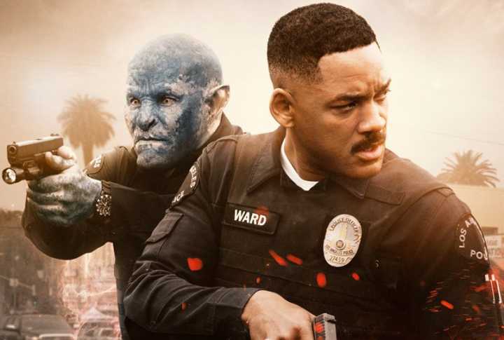 Nick Jakoby (Joel Edgerton) e Daryl Ward (Will Smith) em “Bright”