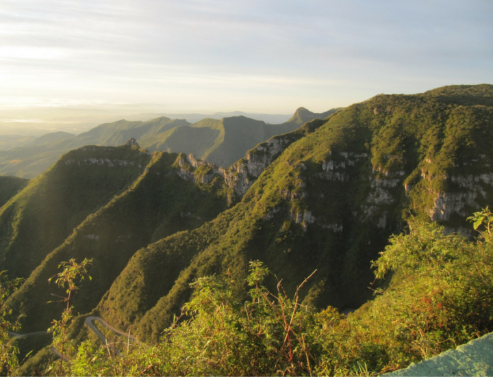 Na Serra do Rio do Rastro, as temperaturas podem ficar abaixo de zero