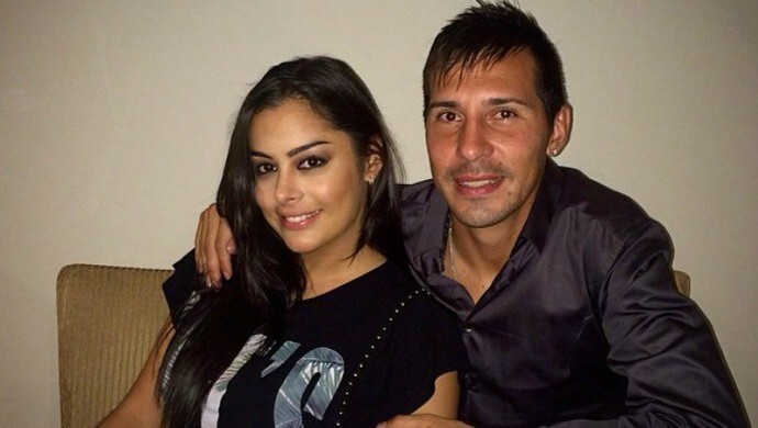 Jonathan Fabbro e Larissa Riquelme