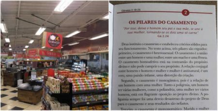 Cartilha distribuída pelo Hirota fala em “valores da família” e excluem famílias formadas por homossexuais