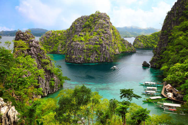 Ilha de de Busuanga, um dos cartões-postais das Filipinas