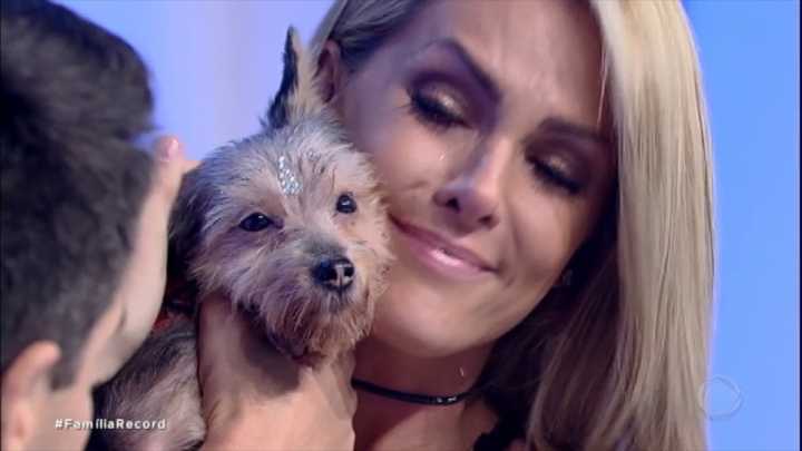 Ana Hickmann ganhou cachorrinho resgatado de Luiz Bacci