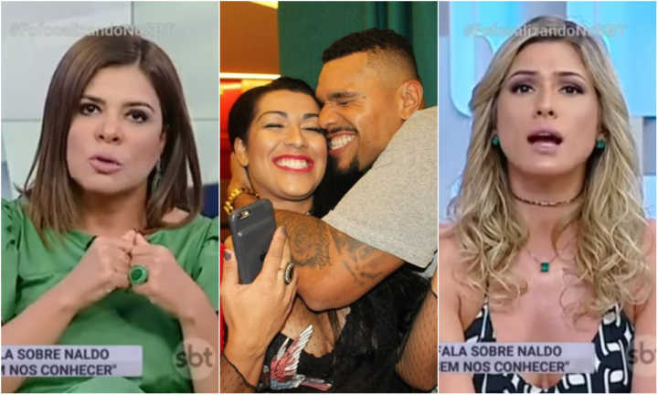 Mara comemorou a possível reconciliação de Naldo e Ellen