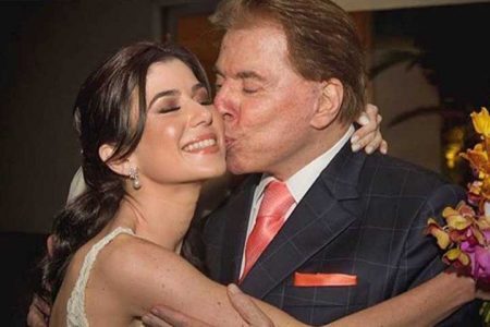 Renata Abravanel e Silvio Santos