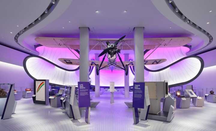 Interior da espetacular galeria dedicada à matemática