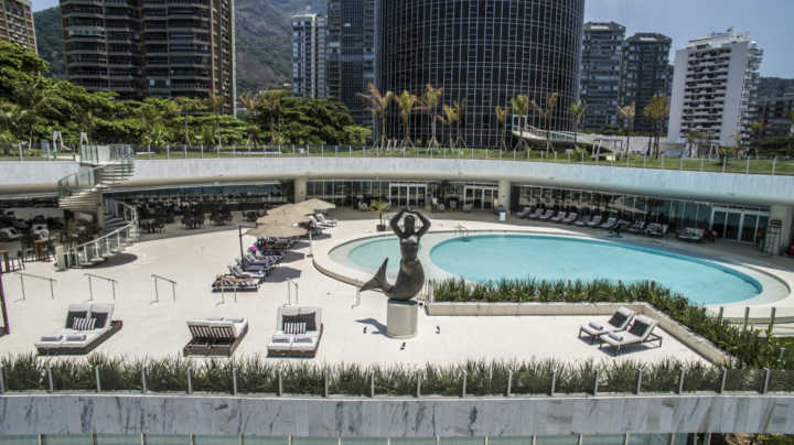 Vista da piscina do Gran Meliá Nacional Rio