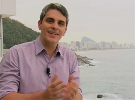 André Gallindo, repórter da TV Globo