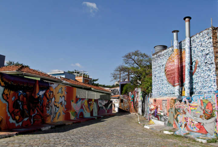 Beco do Batman, na Vila Madalena