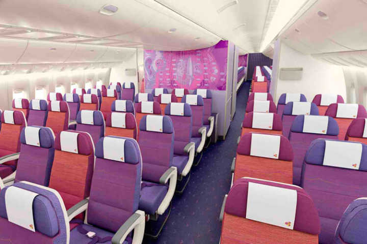 A classe econômica da Thai Airways foi considerada a melhor do mundo