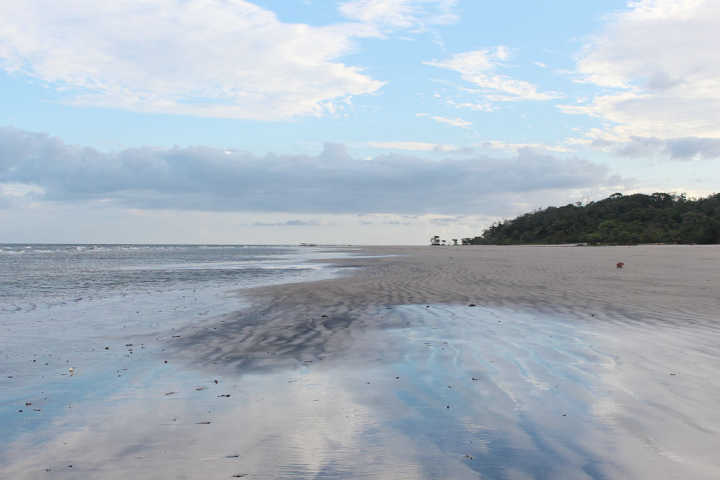 Praia na Ilha de Marajó