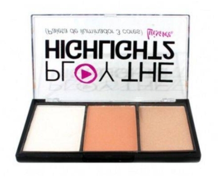 Paleta De Iluminador Play The Highlight2 B Luisance | R$13,49