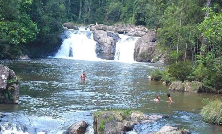 Cachoeira do Jamil, na zona sul da cidade