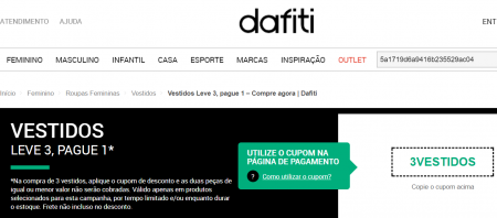 Dafiti tem campanha “Leve 3, pague 1”para vestidos selecionados