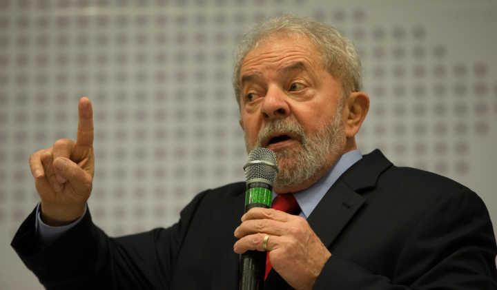 O ex-presidente Lula; julgamento no TRF-4 está marcado para esta quarta (24 de janeiro)