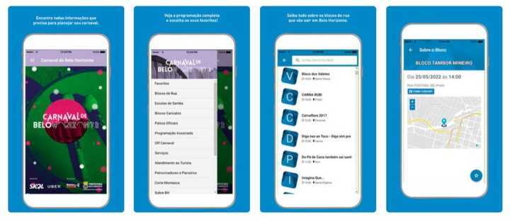 Aplicativo criado este ano pela prefeitura da cidade está disponível sem custo para Android e iOS