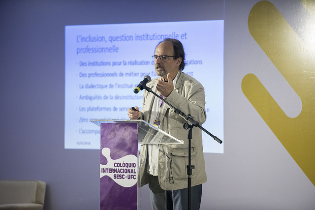 Prof. Dr. Michel Chauvière no Colóquio Internacional sobre Inclusão Social e Diversidade na Educação