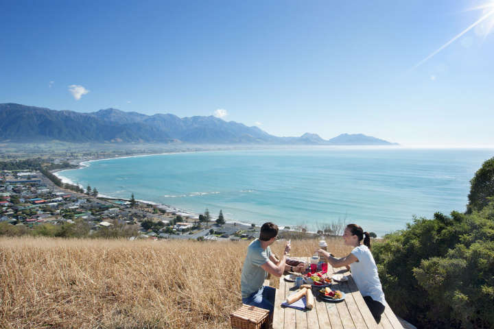 Kaikoura (foto) está duas horas e meia ao norte de Christchurch