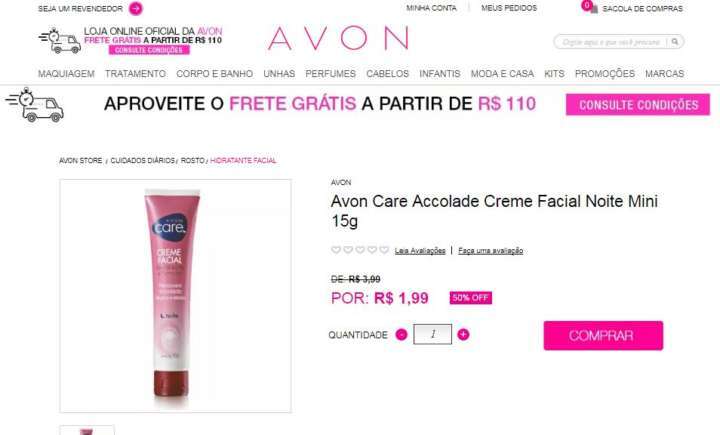 Avon oferece produtos de beleza a partir de R$ 1,99