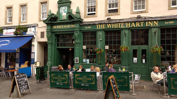 Pub The White Hart Inn, o mais antigo de Edimburgo