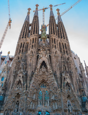 A ainda inacabada Sagrada Familia