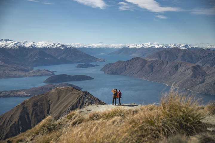 Vista do lago Wanaka