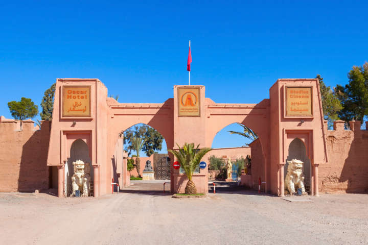 Entrada do Atlas Film Studios em Ouarzazate, a Hollywood marroquina