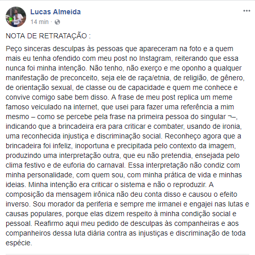 Nota de retratação