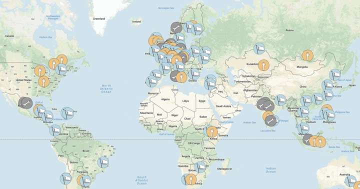 Mapa ajuda a localizar os recicladores