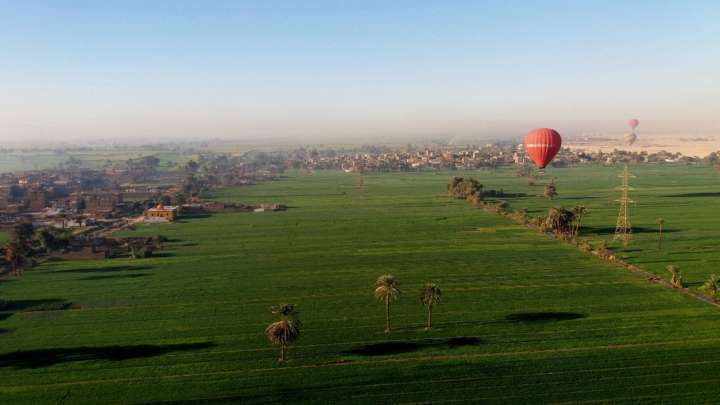 Vista de Balão em Luxor